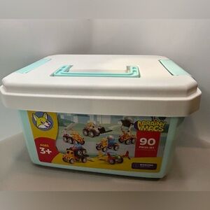 Play Brainy Magnetic Toy Cars Set – 90 Pieces (Montessori Educational Toy